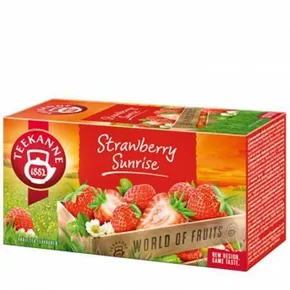 Tee, Früchte, 20x2,5 g, TEEKANNE Strawberry Sunrise, Erdbeere